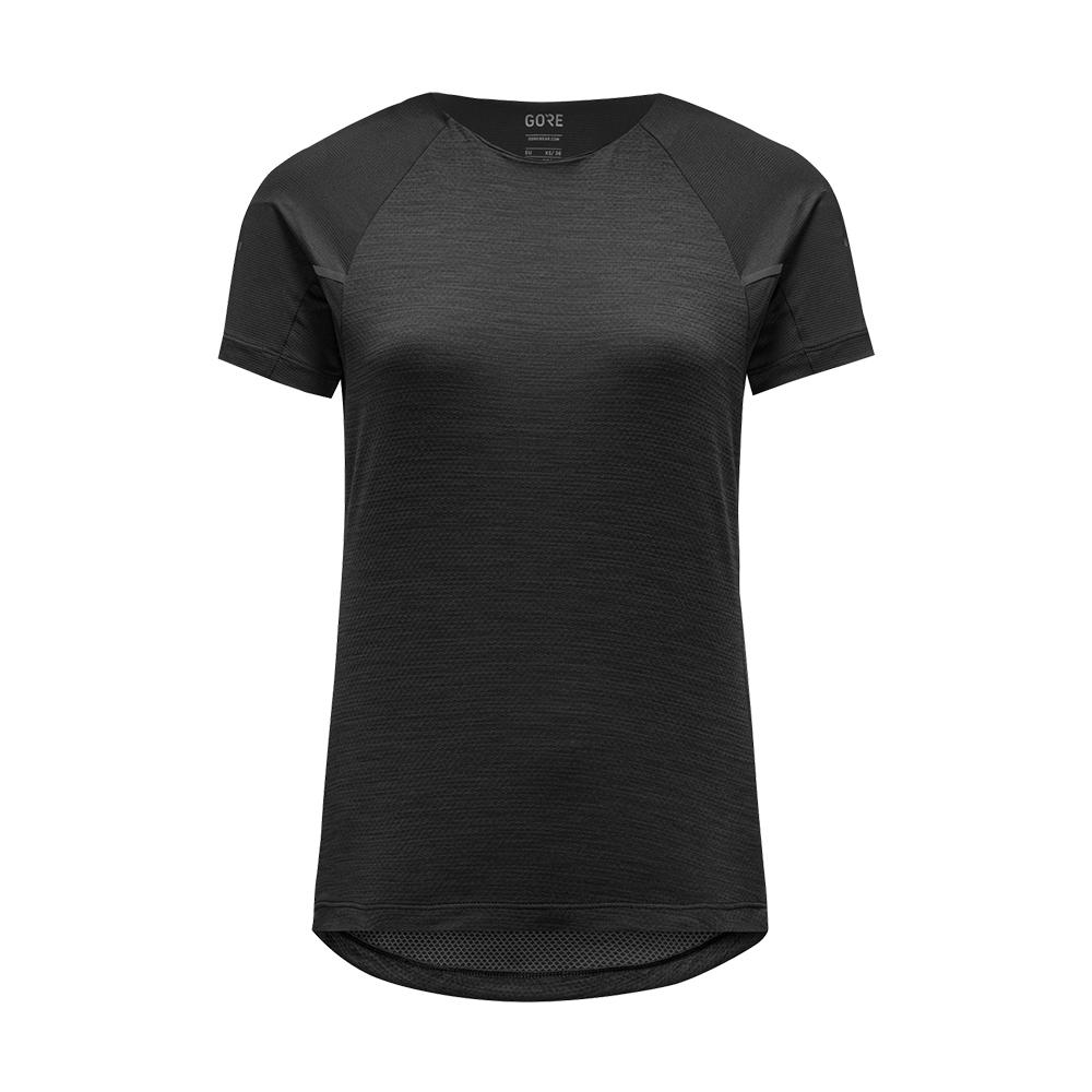 GOREWEAR Vivid Shirt Women - Black (Women'S) Short Sleeve