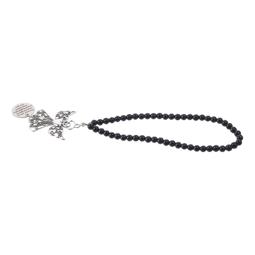 Серебряный кулон в виде ангела, подвеска для автомобиля в форме ангела, подвеска из нержавеющей стали для автомобильного зеркала, украшение, зеркало заднего вида, аксессуары