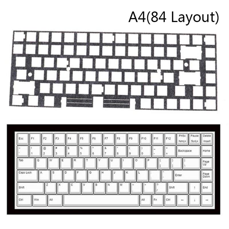 Звукоизолирующий лист переключателя Мягкая прокладка Ямчатая пена Губка для механической клавиатуры