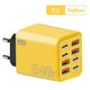 240 Вт GaN USB C Зарядное устройство 8 в 1 Быстрая зарядка Зарядное устройство для телефона Адаптер питания Для iPhone Samsung Xiaomi Type C EU/US Вилка Настенное зарядное устройство