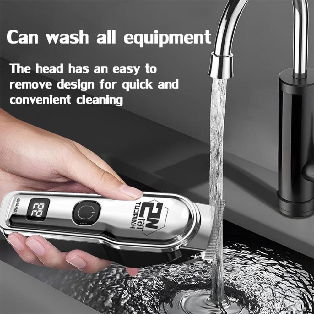 Тихий набор для стрижки волос младенцев - Безопасная машинка, Бесшумная для новорожденных, Скругленные лезвия, Перезаряжаемая, Безболезненная и без страха стрижка дома для детей