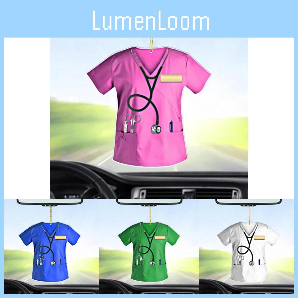 Очаровательный дизайн медсестры Акриловое подвесное украшение для автомобиля Брелок Рождественский подарок