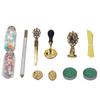 Wax Stamp Kit European   Retro   Stamp Hand Account Envelopes   Paint Sealing Wax Kit Gift Earth Box Decoration