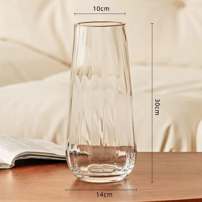 Ваза Стеклянная ваза Украшение дома Украшения Цветочная композиция Ваза для цветов