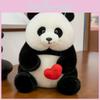 Plush Panda Adorable Toy With Pp Cotton Filling For Girls Children Gift Doll