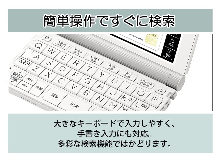 Электронный словарь Французская модель набор электронный словарь чехол LCD защитный EX-word 4-х частей [XD-SX7200, белый, пленка, ткань]