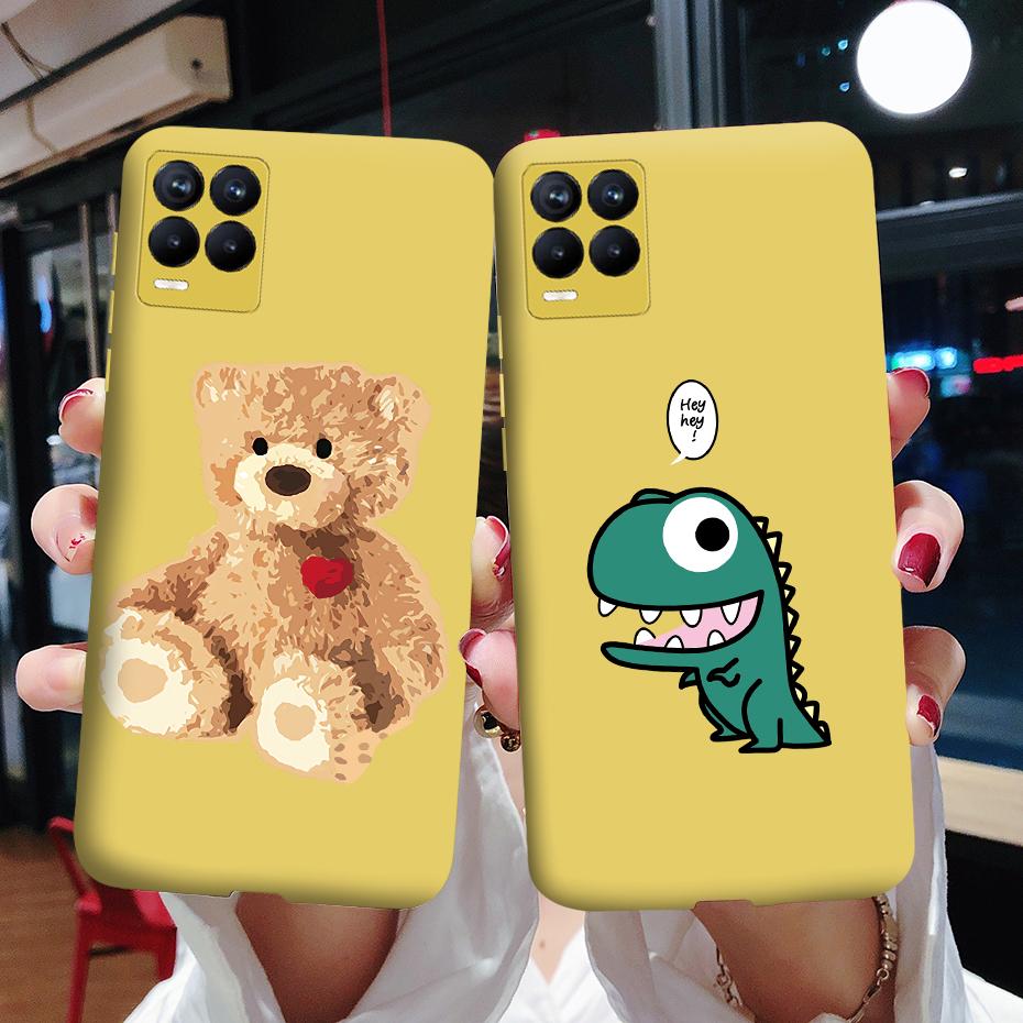 Чехол для Oppo Realme 8 Pro Милый Расписной ТПУ Силикон Ударопрочный Мягкий Задняя Крышка Телефона для Realme 8 Pro Глобальная Версия 6.4" Чехол