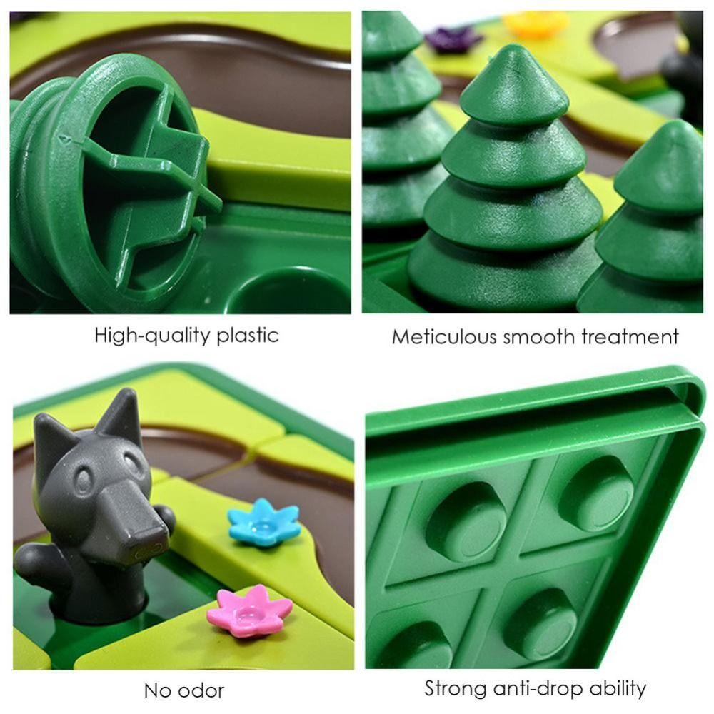 Big Bad Wolf Little Red Riding Hood Smart Hide&Seek Board Games Thinking Logic