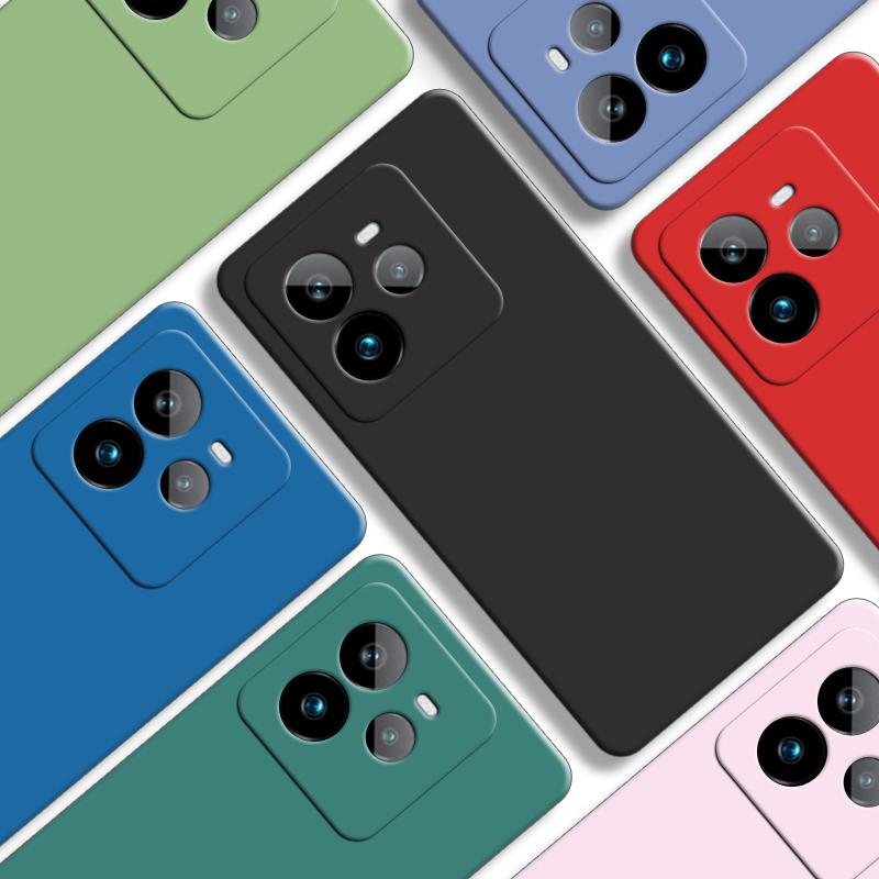 Для Realme GT 7 Pro Чехол Для Realme GT 5 6 6T 7 Pro Чехол Оригинальный жидкий силиконовый резиновый противоударный бампер для Realme GT7 Pro