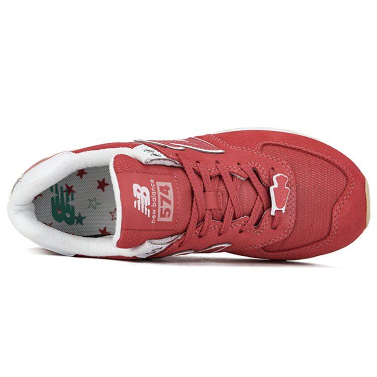 New Balance 574 Красный/Белый Женские WL574TAD