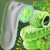 4D Sport Insoles for Men Women Soft High Elasticity Insole Running Shoes Pad Deodorant Orthopedic Arch Support Insert Cushion