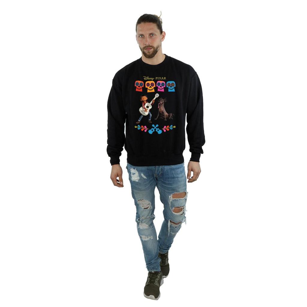 Disney Mens Coco Miguel Logo Sweatshirt