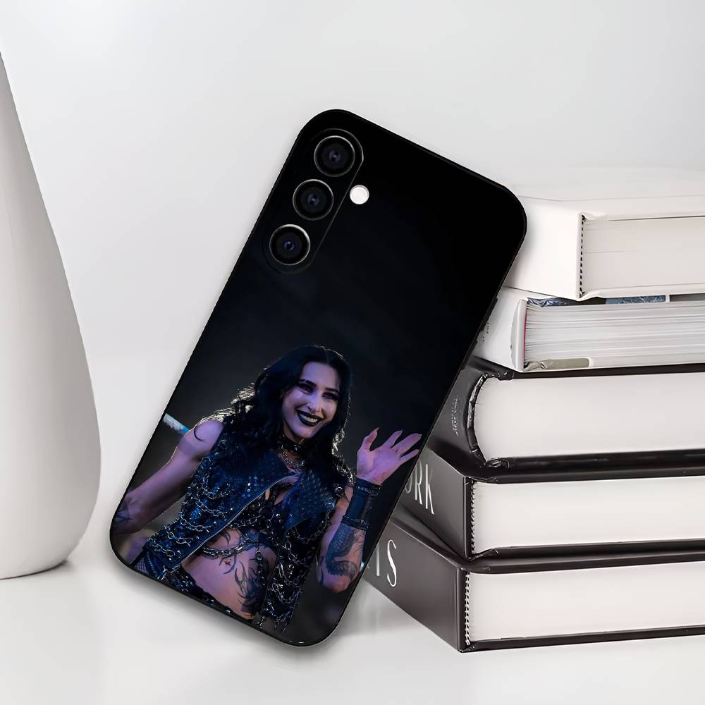 Wrestler R-RheaRipley Phone Case For Samsung Galaxy A73,A72,A71,A70,A53,A52,A51,Soft Silicone Black Cover