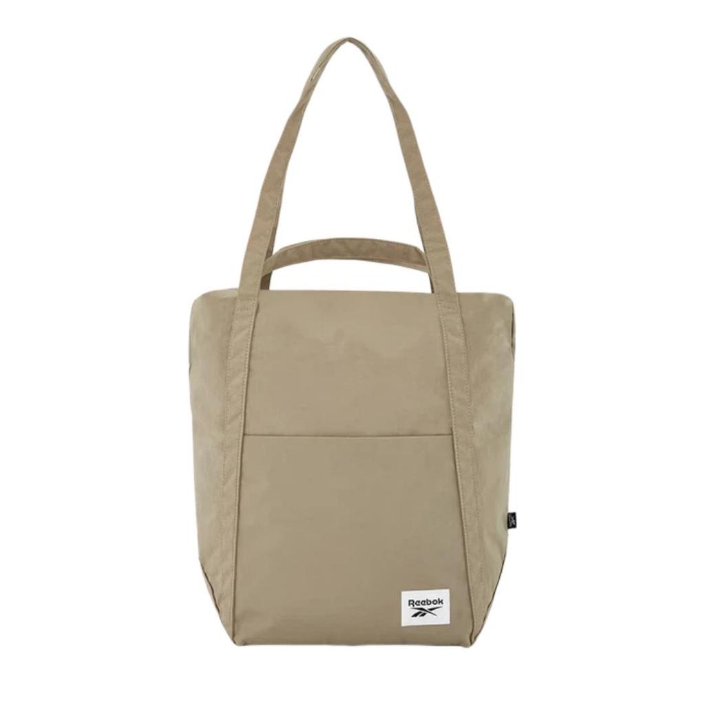 Reebok Wear-Resistant Handbag, Crossbody Bag, Large Capacity, Commute and Casual Bag, Khaki