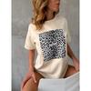 Fashion Wind New Arrival Fashion Loose Casual Print Cotton T-shirt Top Loose Printed T-shirt Top
