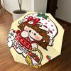 1PC strawberry cat Umbrella-8-Rib Reinforced, Automatic Open, Lightweight & Durable, Cute Fashion Accessory for Outdoor-Y0366