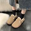 Fashion 2024 Autumn and Winter Fashionable and Comfortable Women's Retro Casual Loafers Soft and Warm Furry