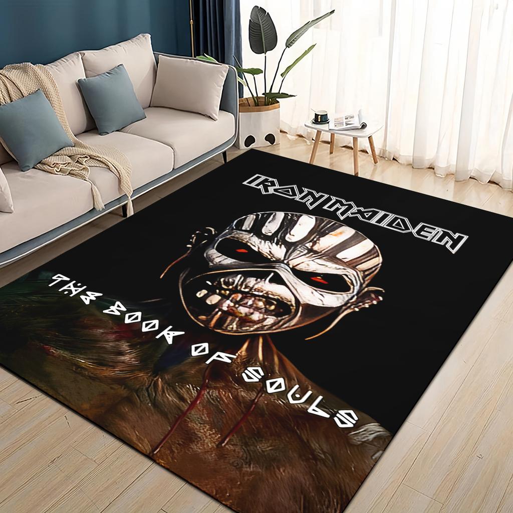 3D I-RON M-Maidens Meital Band Ковер Коврик для Гостиной Спальни Дома Украшение Дивана, Детский Игровой Нескользящий Напольный Коврик