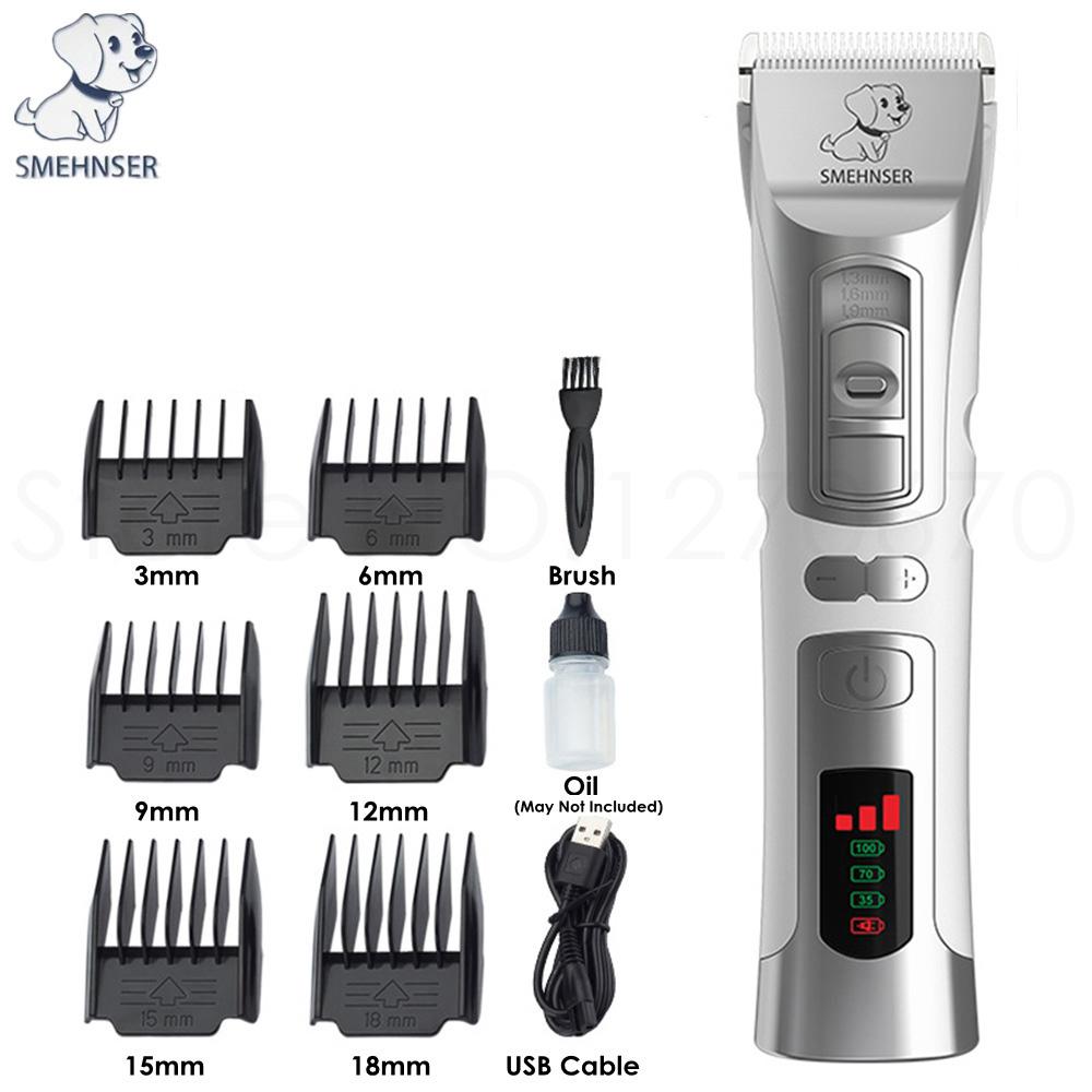 Dog Clipper Cat H Clippers for Dog Rechargeable Groomg Shaver Set Profional Pet Trimmer Electric Hcut He 3 Speed