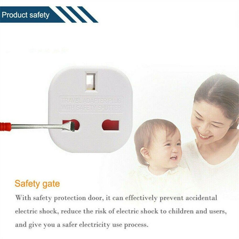 Europe European Wall Socket Travel Adapter Socket Plug Outlet Connector UK to EU Converter