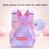 Children School Backpack for Girls Cute Kids School Bags Waterproof Rainbow Schoolbags Children's Gradient Color Backpack Princess Schoolbag