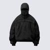 Men's Hooded Pullover With Balaclava Hoodie With Zip Double Hood Masked Windproof Warm Jacket Sweatshirt Leisure Sweatshirt