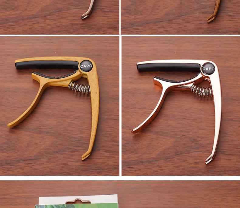 Zinc Alloy Dual-Use Capo for Acoustic & Electric Guitars