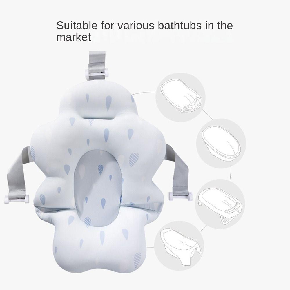 1 шт. Инструмент для купания Поддержка для купания ребенка Аксессуар для купания Подушка для ванны для новорожденного Младенец
