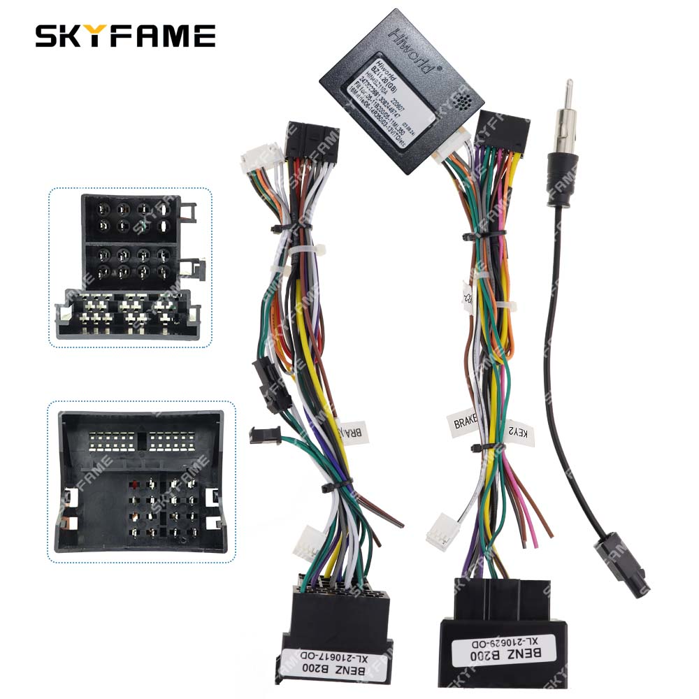 SKYFAME Адаптер жгута проводов автомобиля Декодер Canbus Box Для Benz A/B Класса B200 W169 W245 Viano Vito W639 Sprinter W906
