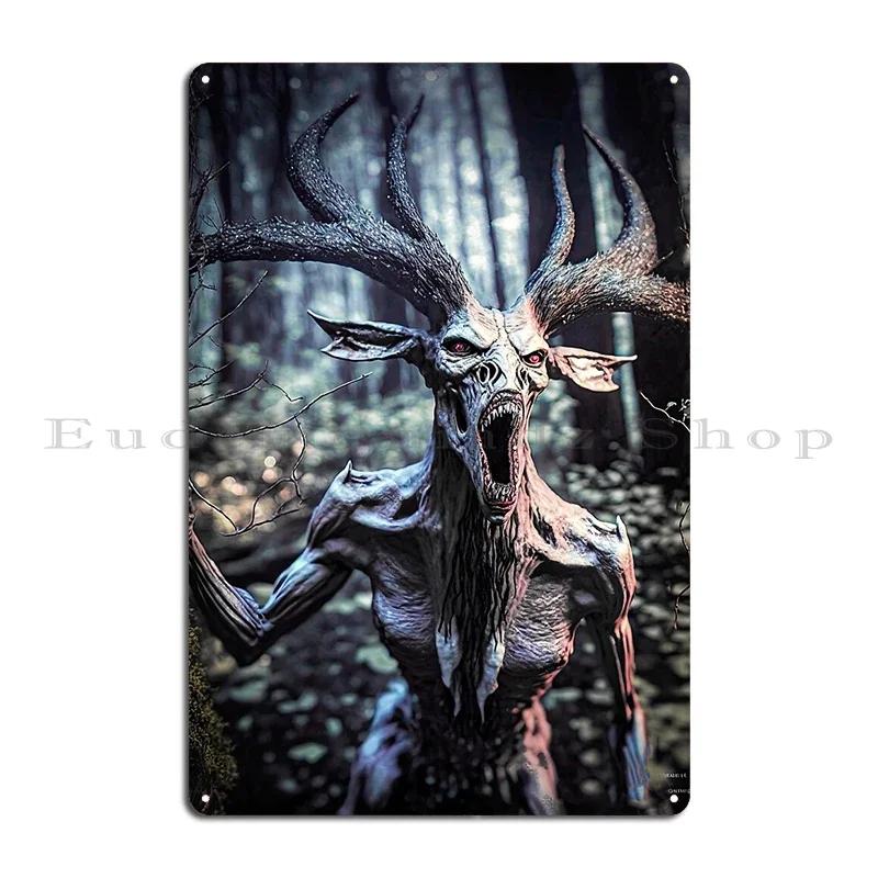 Colors of the Wendigo Wendigogo Metal Sign Iron Wall Decor Cinema Mural Club Tin Sign Poster