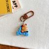 1 шт. мультяшный капибала брелок креативный капибара телефон кулон наушники чехол подвески сумка декор автомобильный брелок аксессуары