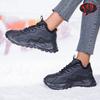 New Autumn and Winter Black Dad Shoes Women's Platform Fashion Versatile Height Increase Velvet Show Feet Small Casual Sports Shoes