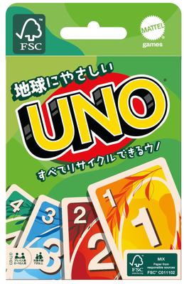 Настольная игра Mattel UNO 7 и GTH23 Экологичная [Возраст] [Устойчивая] [Сертифицировано FSC]