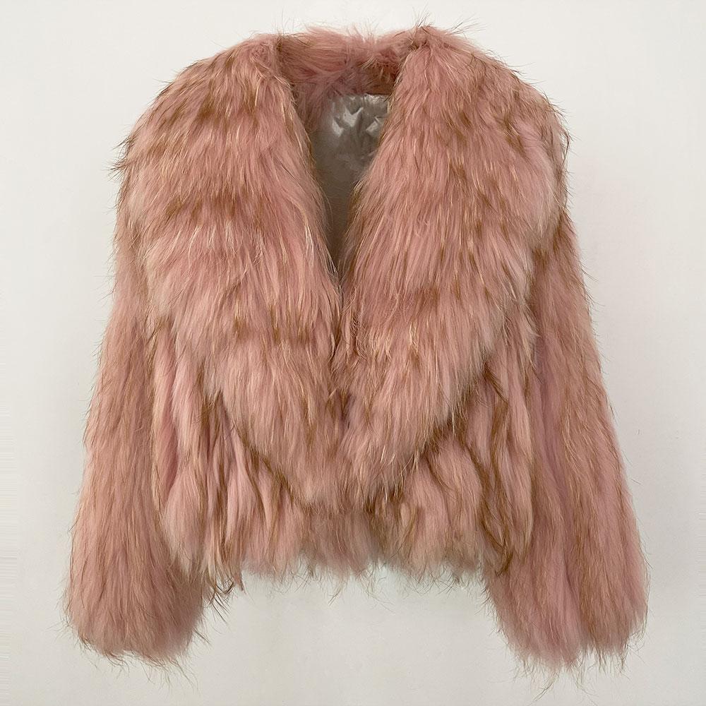 OFTBUY Осень-зима утолщенная теплая куртка с V-образным вырезом из натурального меха лисы, женская короткая куртка в корейском стиле