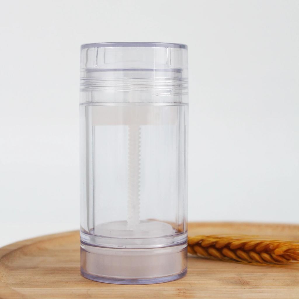 40 г Прозрачный Круглый Стикер-дезодорант с Заполнением Снизу Дорожный Прозрачный Многоразовый Тюбик-дезодорант Для Домашнего Перелива