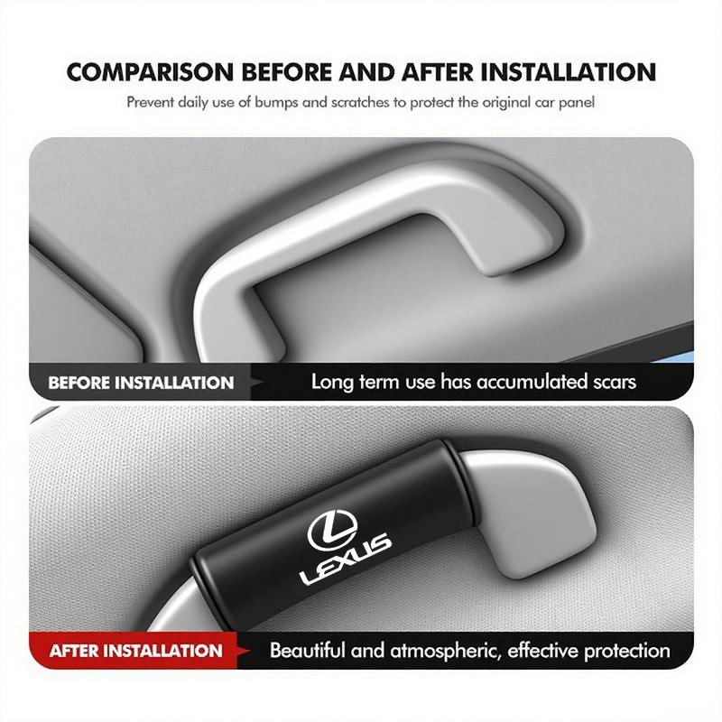 Защитный чехол-рукоятка для автомобиля из ПУ-кожи, противоцарапающая накладка на ручку для Lexus F SPORT ES RX NX LS UX LM LX GX LC RZ IS CT GS RC HS