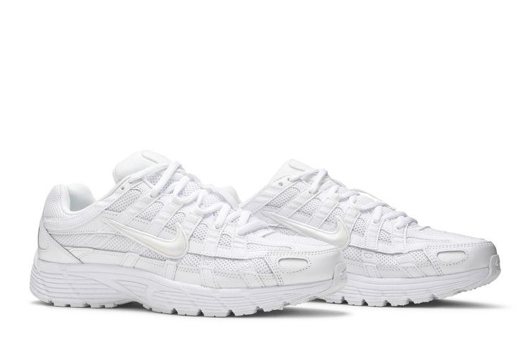 Nike P-6000 Тройной белый (Женский)
