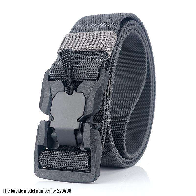 Men's Quick-Release Elastic Tactical Belt: Multifunctional, Casual & Minimalist