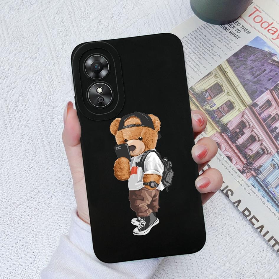 Чехол для OPPO A15 A15S A17 A9 2020 A52 A58 A1 A1Pro 5G, роскошный матовый защитный чехол для камеры, противоударный, жидкий, мягкий силиконовый чехол для OPPO A33 A16S Fundas