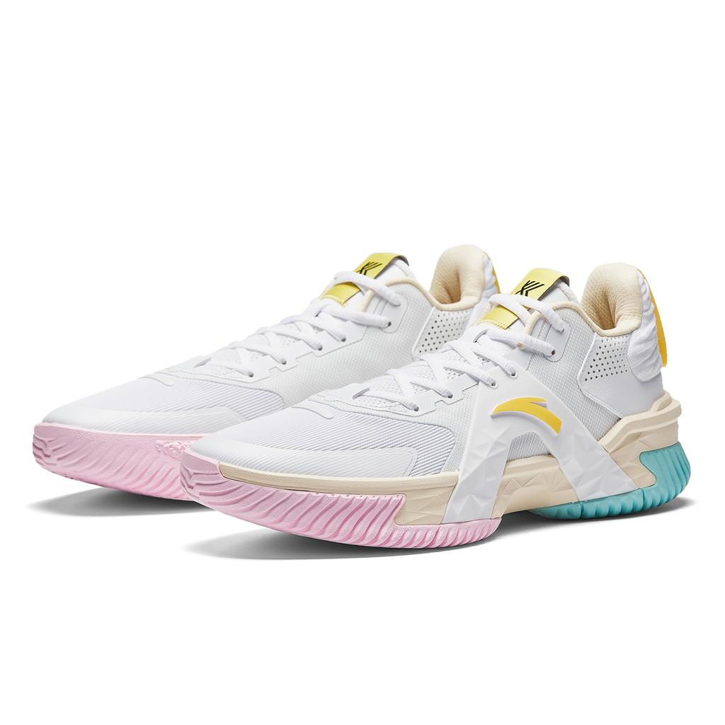 Anta Air Zone 5 West Coast Outdoor Basketball Shoes Men Sneaker White Blue Pink 912511606Q-4
