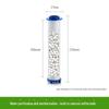 Shower Nozzle Replacement Filter Element with High Compression Cotton Core for Water Purification.