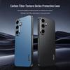 Матовый чехол из углеродного волокна для Samsung S25 Ultra с защитой от падения для объектива S24 FE
