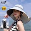 Summer Breathable Shawl Neck Protection Bucket Hat Outdoor Large Brim Sun Protection Hat Mountain Riding UV Protection Sun Hat