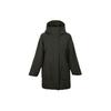 Mid-Length Warm Hooded Down Jacket Women Outerwear Green 939494-355