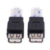 1 шт. Ethernet RJ45 Папа на USB Мама Конвертер Адаптер
