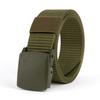 Men's Nylon Anti-Allergic Tactical Belt with Plastic Buckle for Military Training and Outdoor Activities