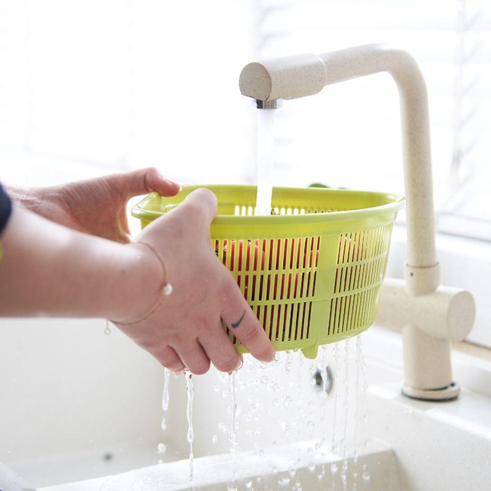 Contrasting Colors Triangular Sink Drain Basket Durable Water Fruit Basket Storage Basket
