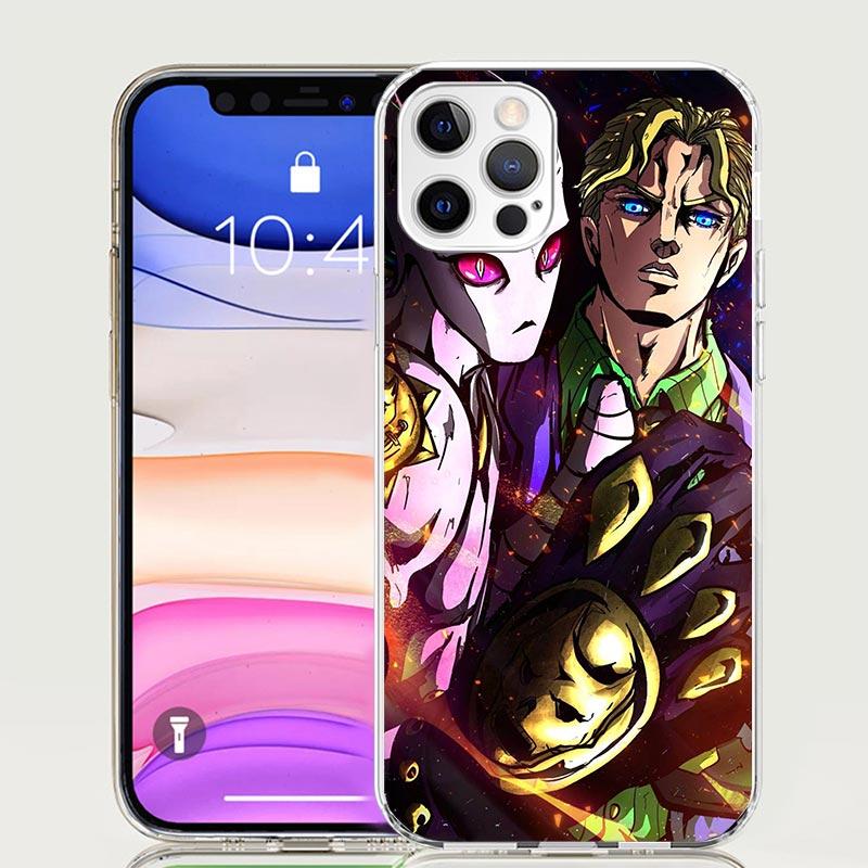Чехол для телефона JoJo's Bizarre Adventure Горячий аниме-чехол для iPhone 17 Air 16 15 Plus 11 14 Pro Max 13 Mini 12 7 8 + SE Узор Арт Кастоми