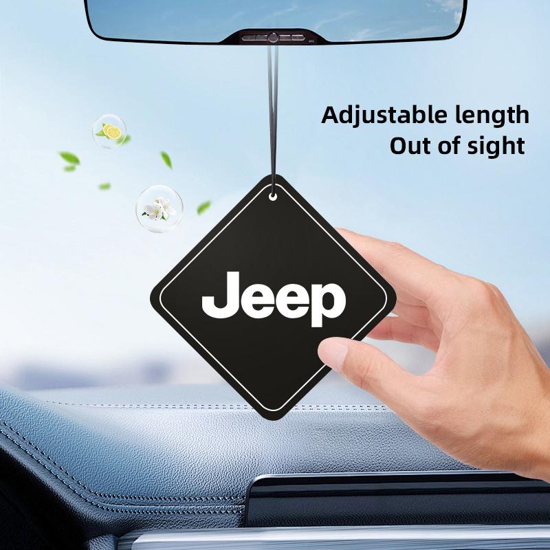 AIN4 Car Mounted Perfume Pendant Fresh Air Fragrance Diffuser For Jeep Grand Cherokee Wrangler JK Gladiator Compass Renegade Patriot