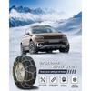 HKN130 Snow Chains for Car Pickup Trucks SUV,Universal Emergency Tire Traction Chain,Anti-Skid Thickening Tire Chains Width 215